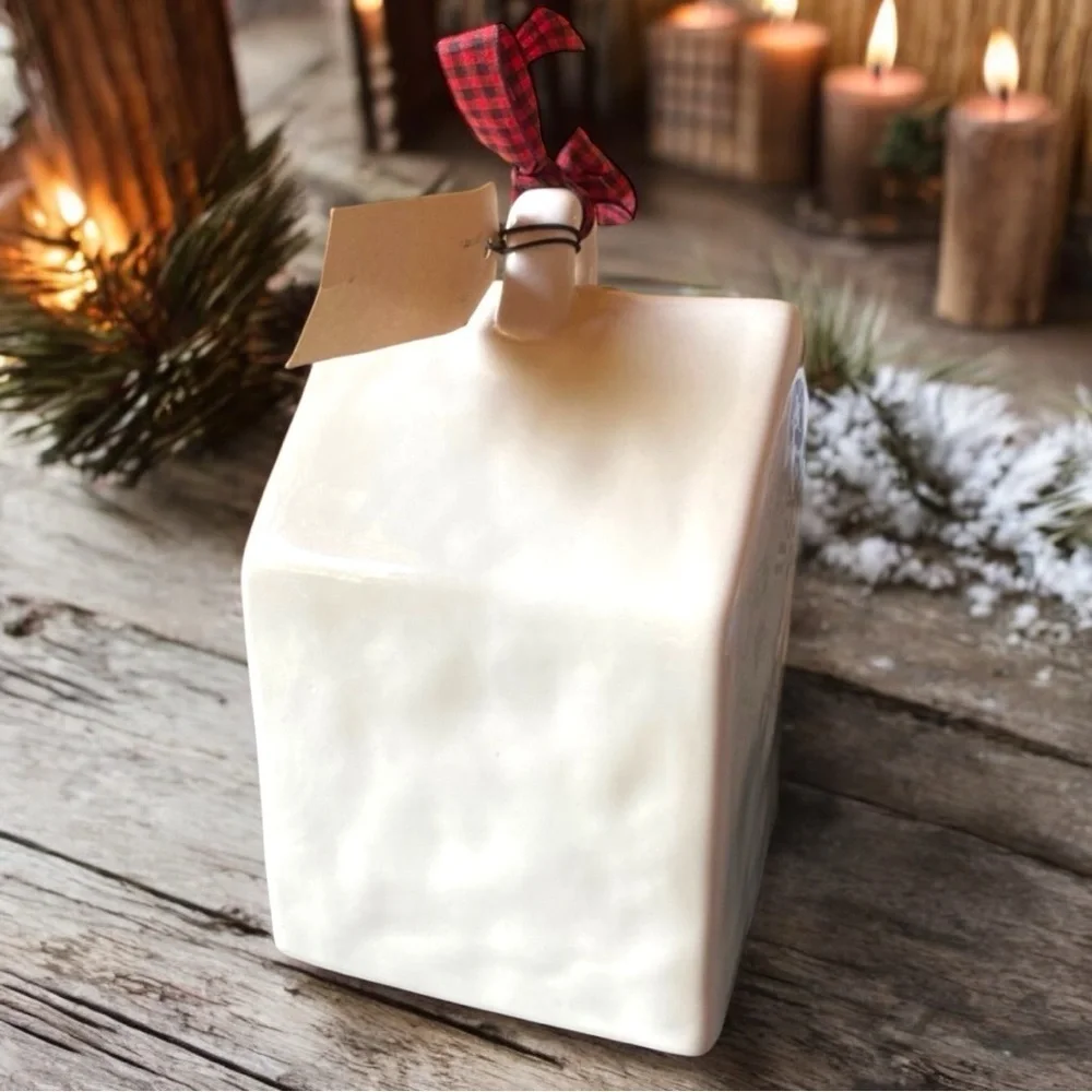 NWT RAE DUNN Christmas Holiday HO HO HO White Bird Feeder House
